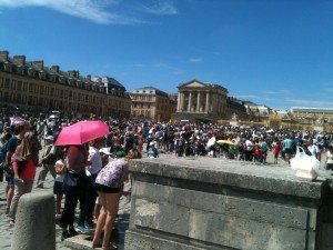 15th August 2015. These poor people didn't buy a Museum Pass so are queuing at Versailles !