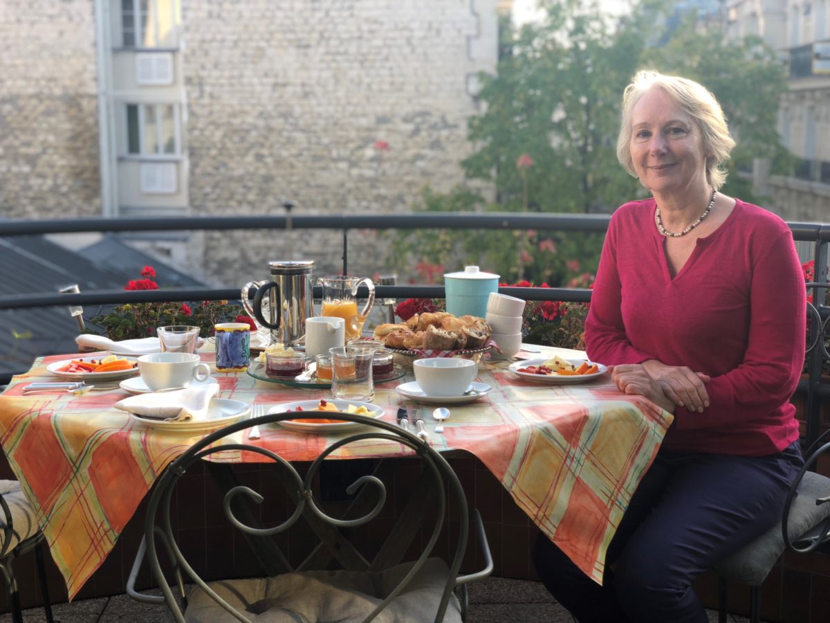 Breakfast on the balcony